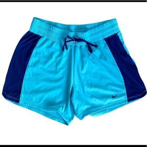 Nike Athletic Shorts Blue Small